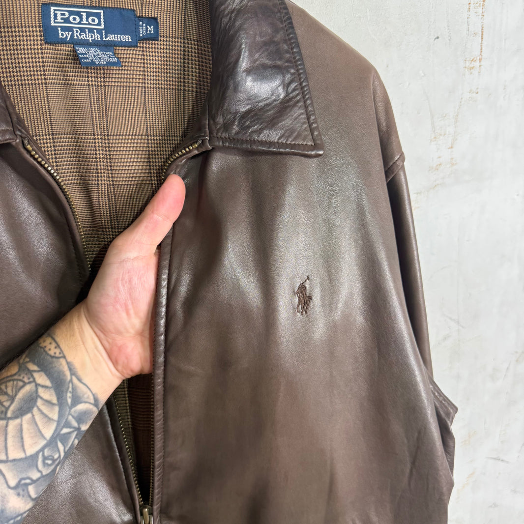 Ralph Lauren Leather Brown Jacket