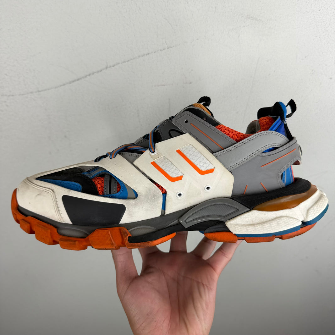Balenciaga Orange/Blue Track Sneakers
