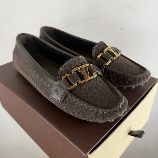 Louis Vuitton Woven Driving Shoes