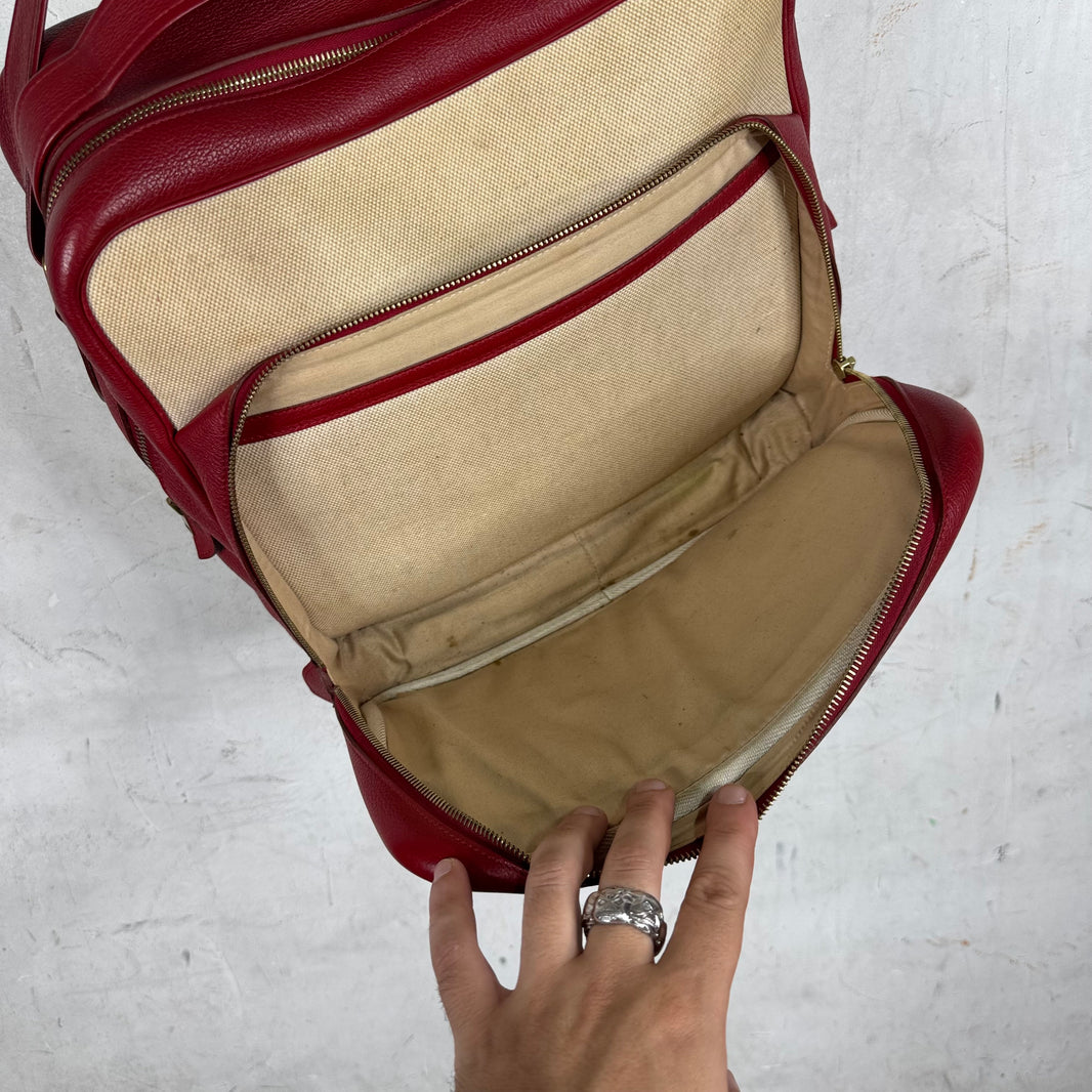 Hermes Victoria Toile Shoulder Bag