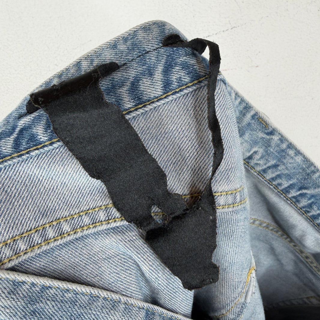VLONE Blue Zipper Denim Jeans
