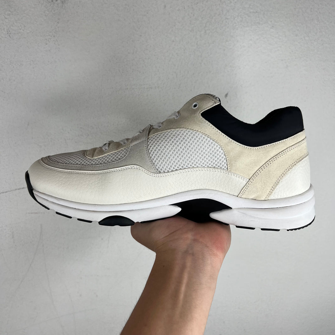 Chanel Black/White Interlock CC Runners