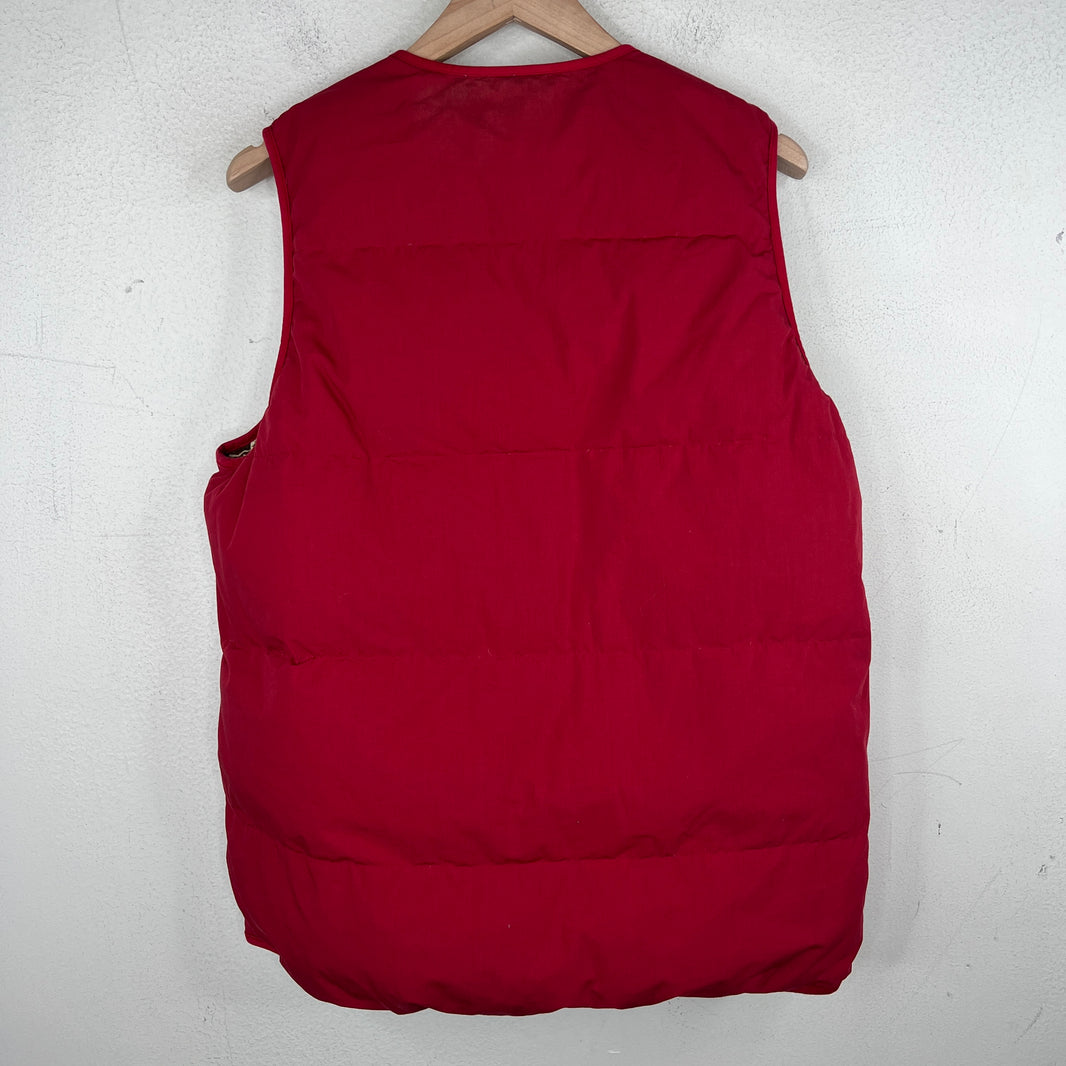 Visvim Red Kuba Down Puffer Vest