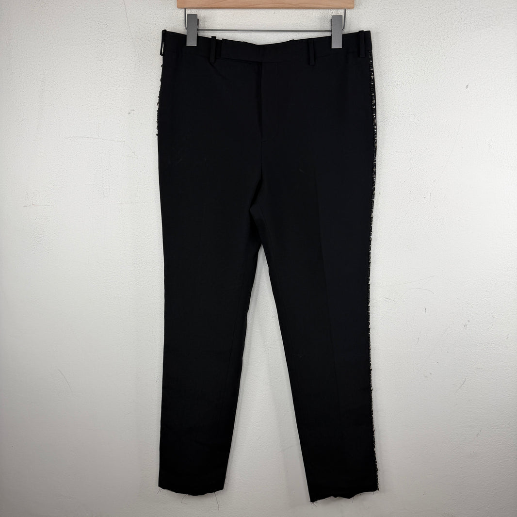 Saint Laurent Studded Dress Pants
