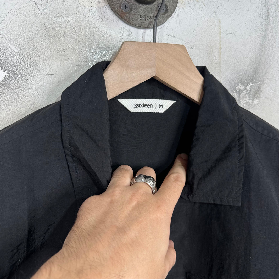 3sixteen  Nylon Half Buttoned Shirt