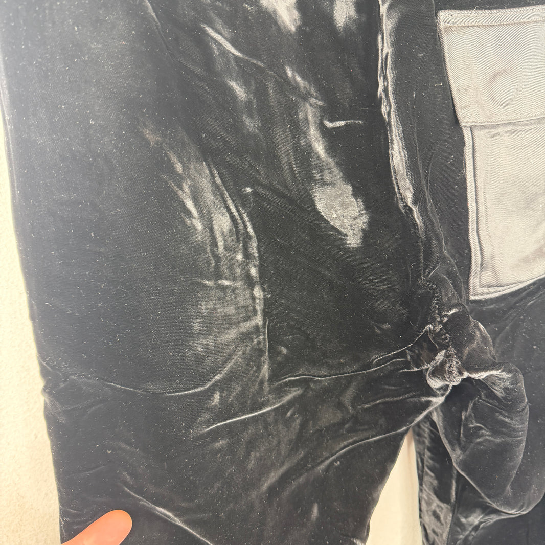 Amiri Black Velvet Pants