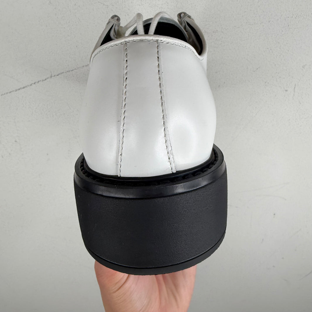 Prada White Diapason Derby