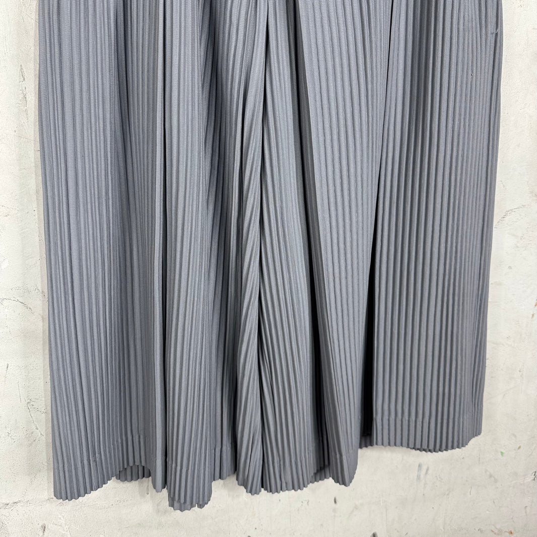 Issey Miyake Grey Skirted Pleates Shorts
