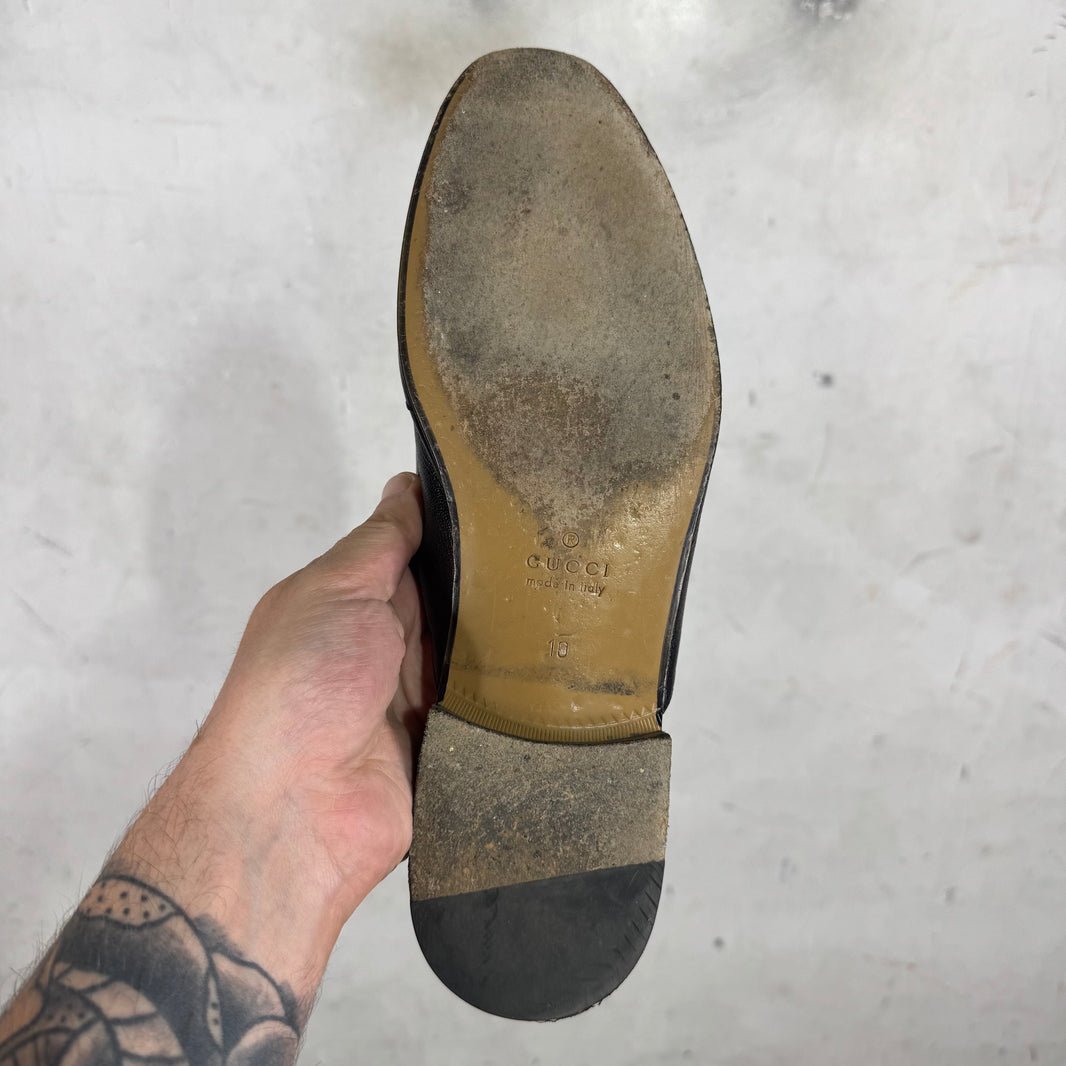 Gucci Interlock Leather Mules