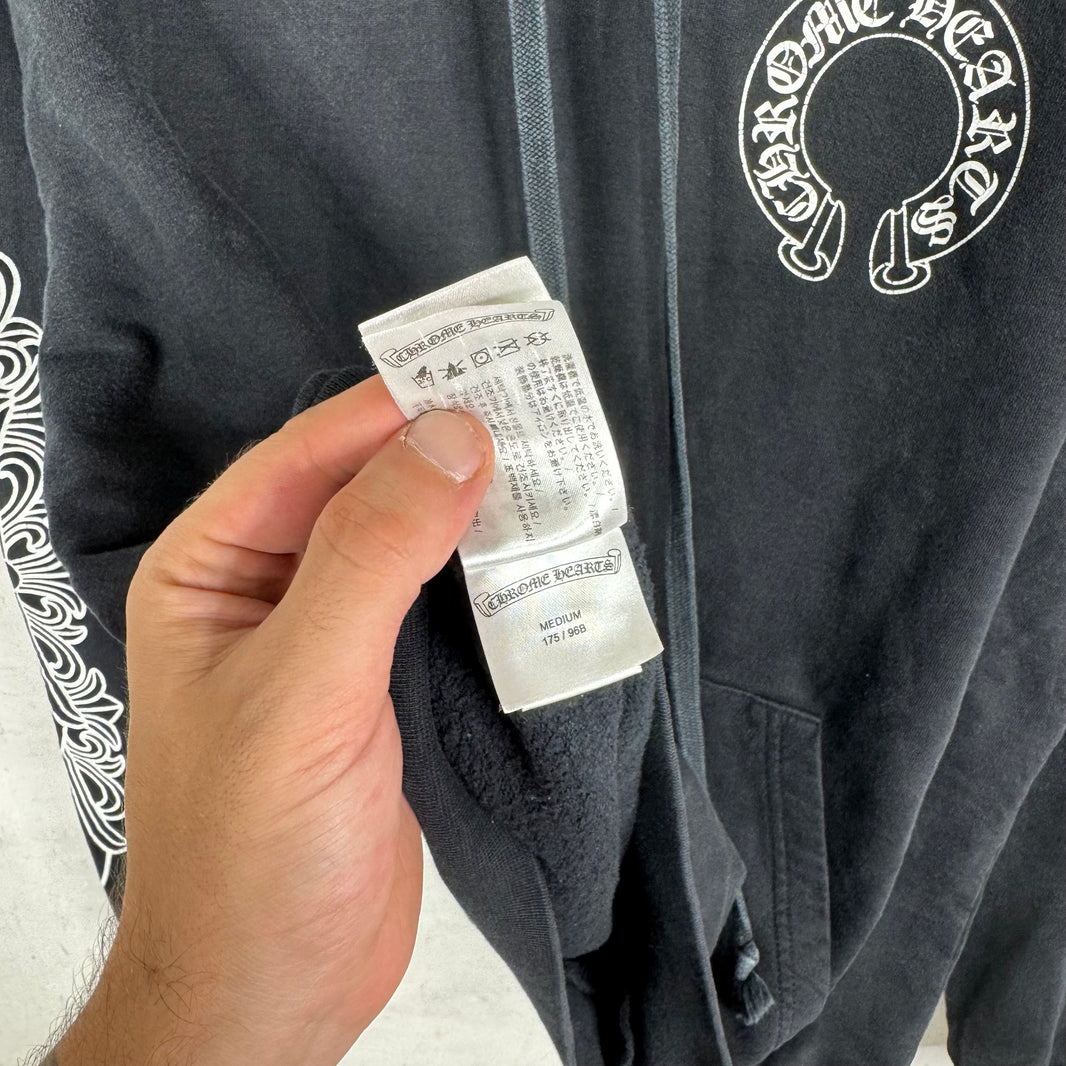 Chrome Hearts Floral Horseshoe Hoodie