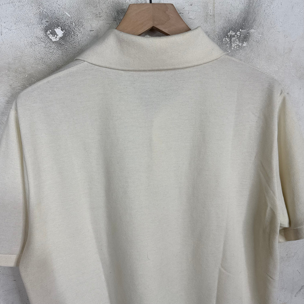 Saint Laurent Logo Cropped Polo