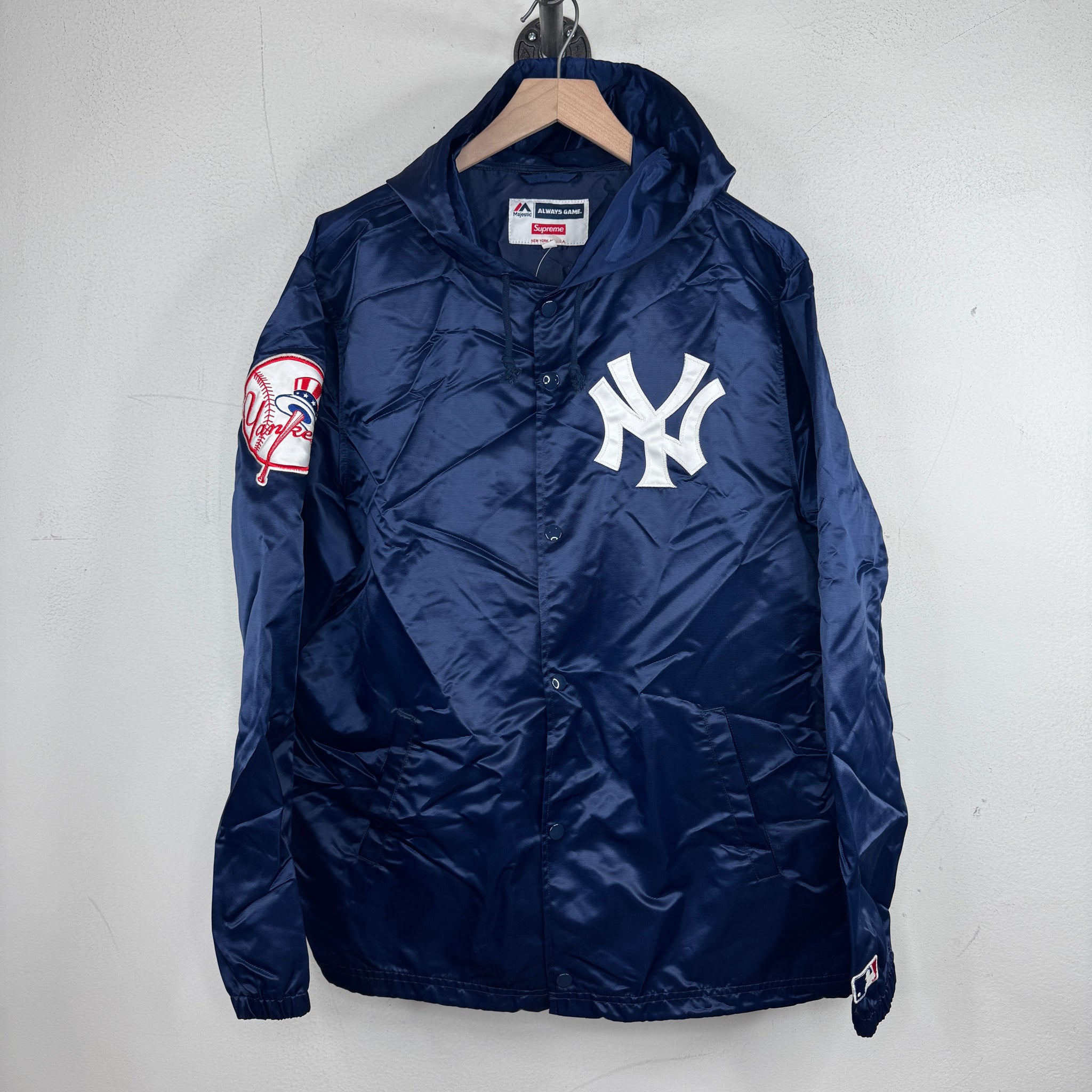 Supreme Yankees Nylon Coaches Jacket