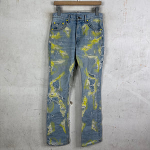 Endless Denim Lightwash Neon Boro Jeans