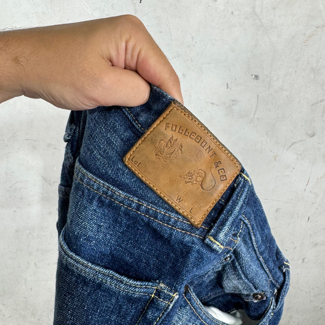 Full Count Slubby Faded Selvedge Jeans