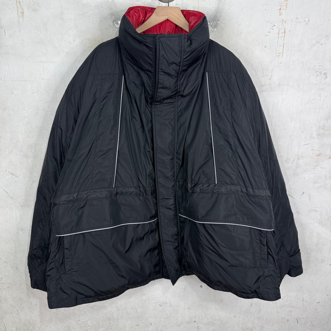Balenciaga Black/Red Puffer Jacket