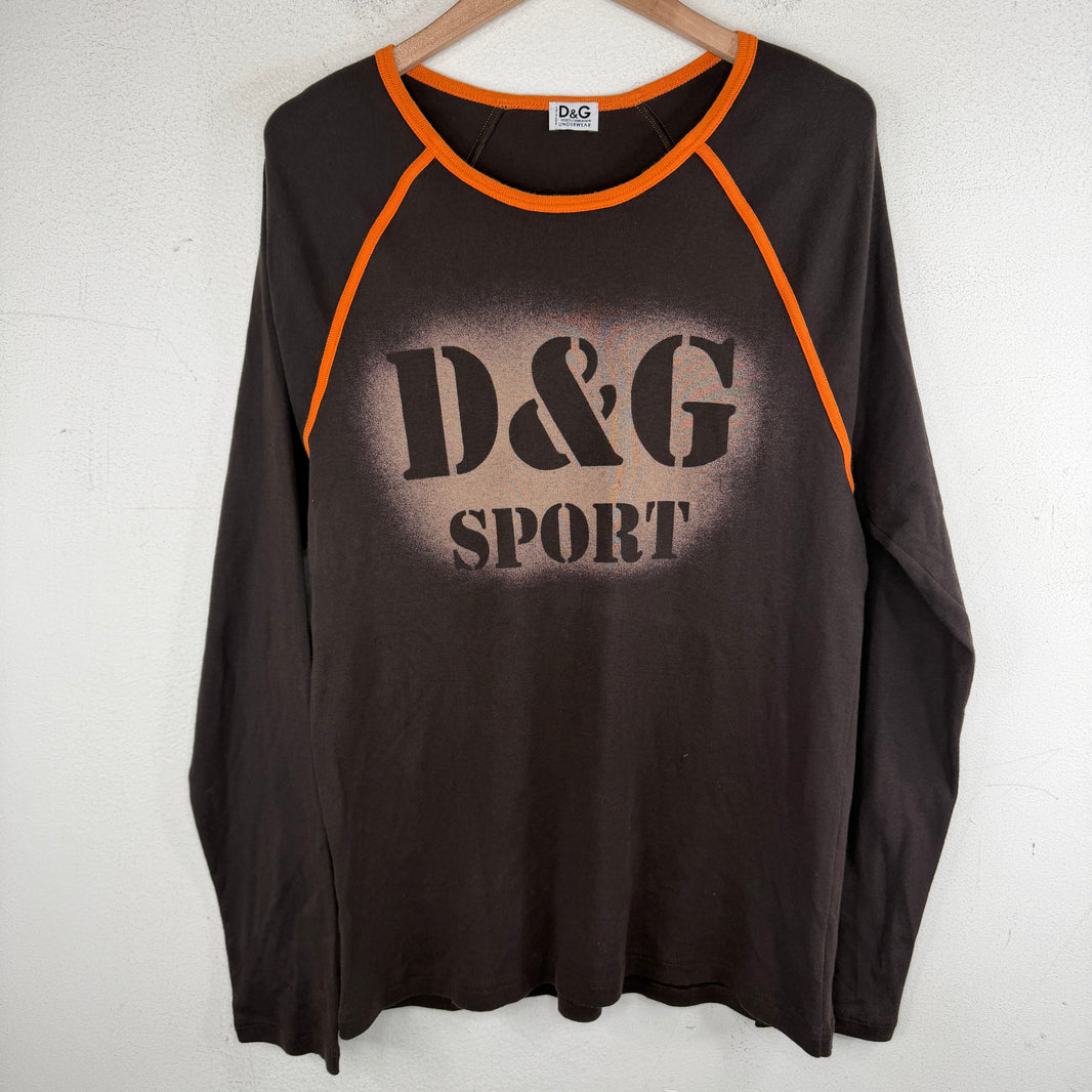 Dolce & Gabbana Spray Paint Logo LS Shirt
