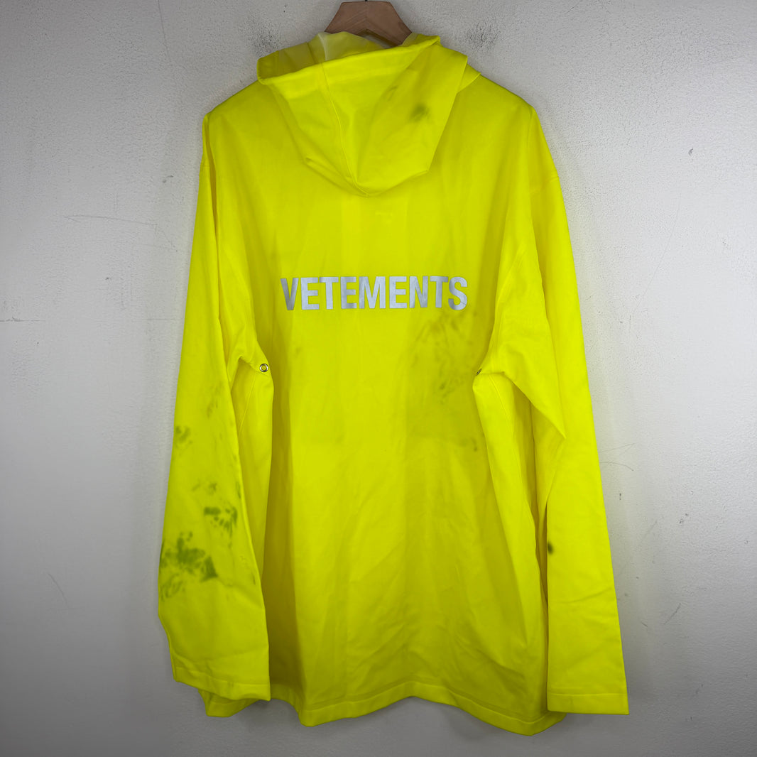 Vetements Neon Rain Coat