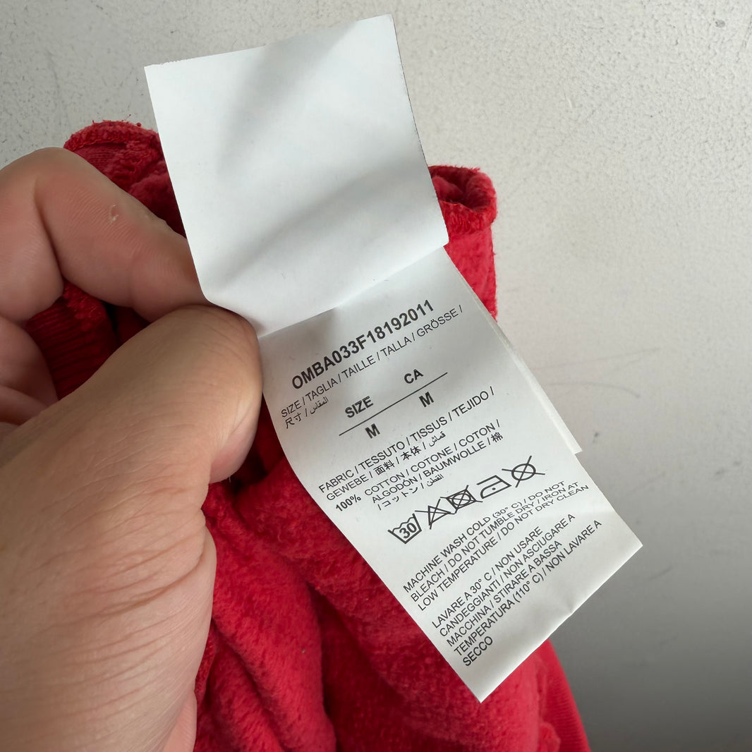 Off White Business Casual Red Crewneck