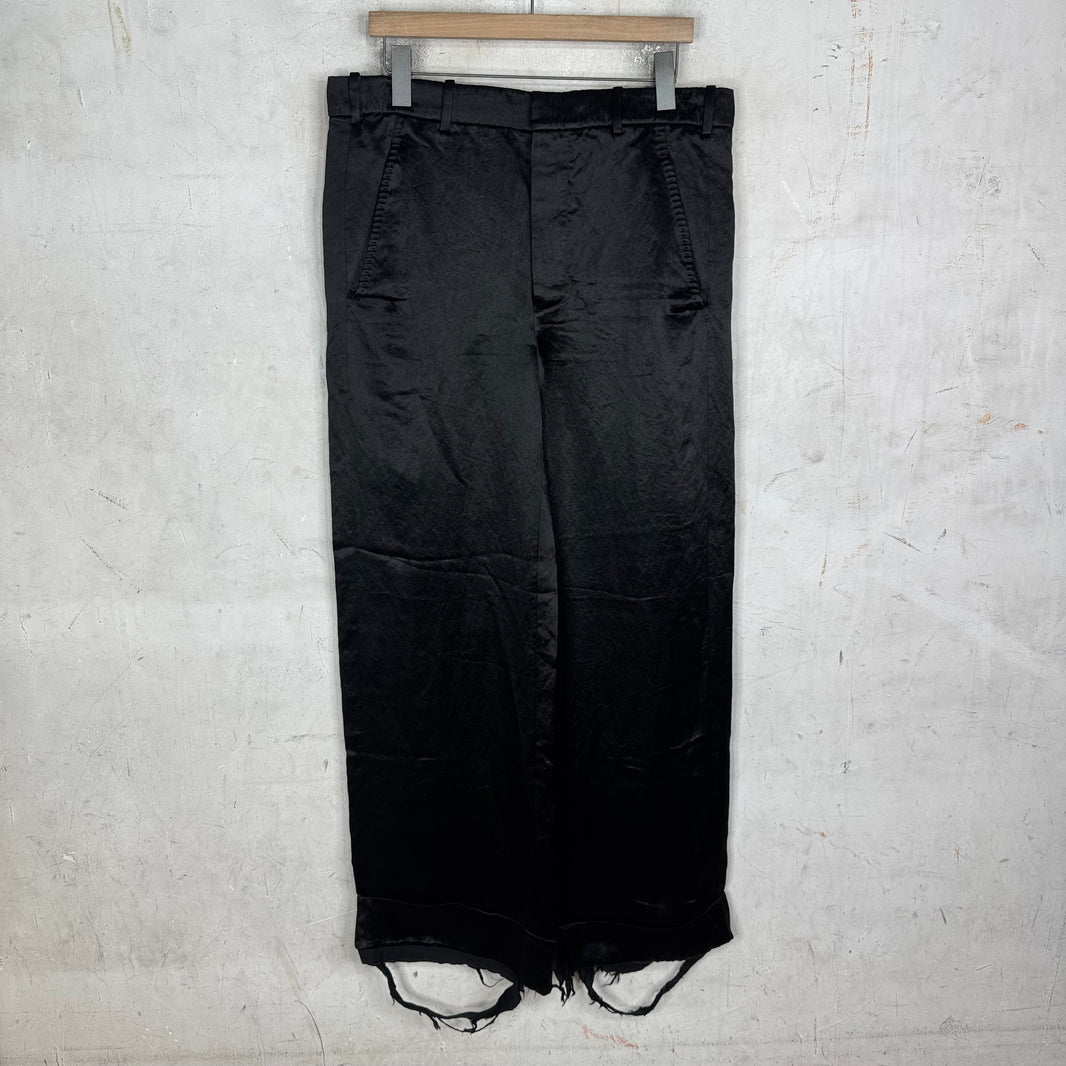 Ann Demeulemeester Acetate Wide Legged Trousers