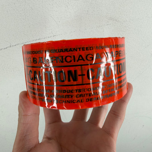 Balenciaga Orange Tape Bracelet