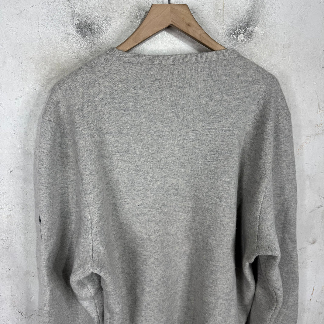 Chrome Hearts Cashmere Script Embroidered Crewneck
