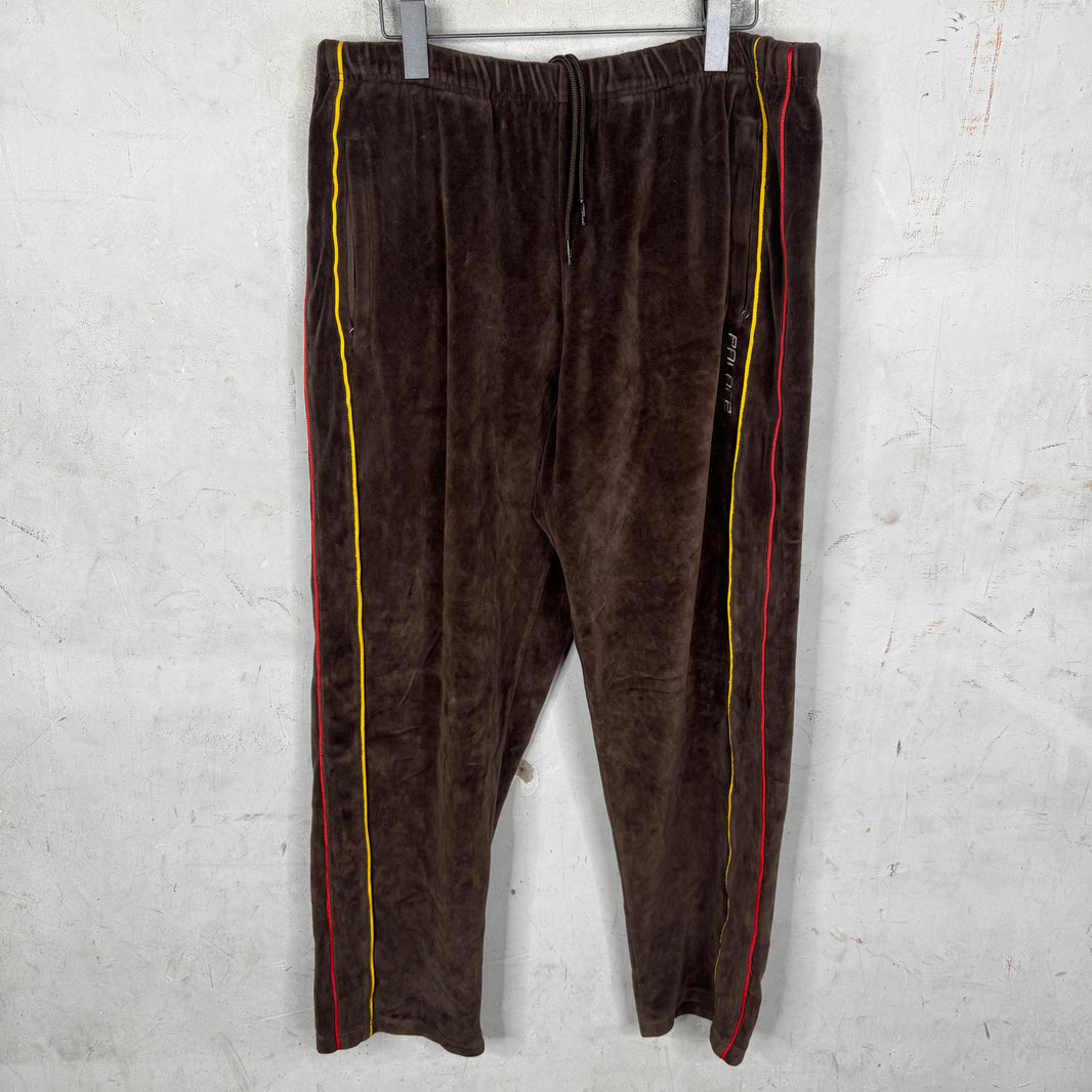 Palace Brown Velour Track Pants