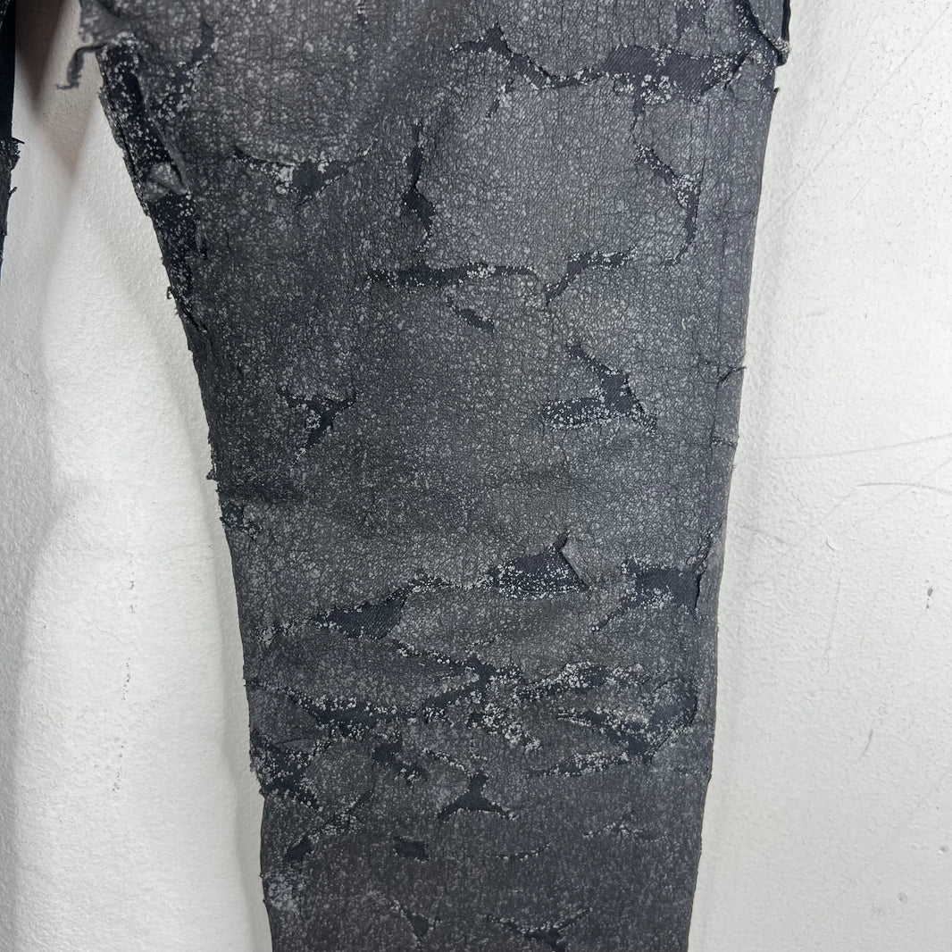 Givenchy Cracked Denim Jeans