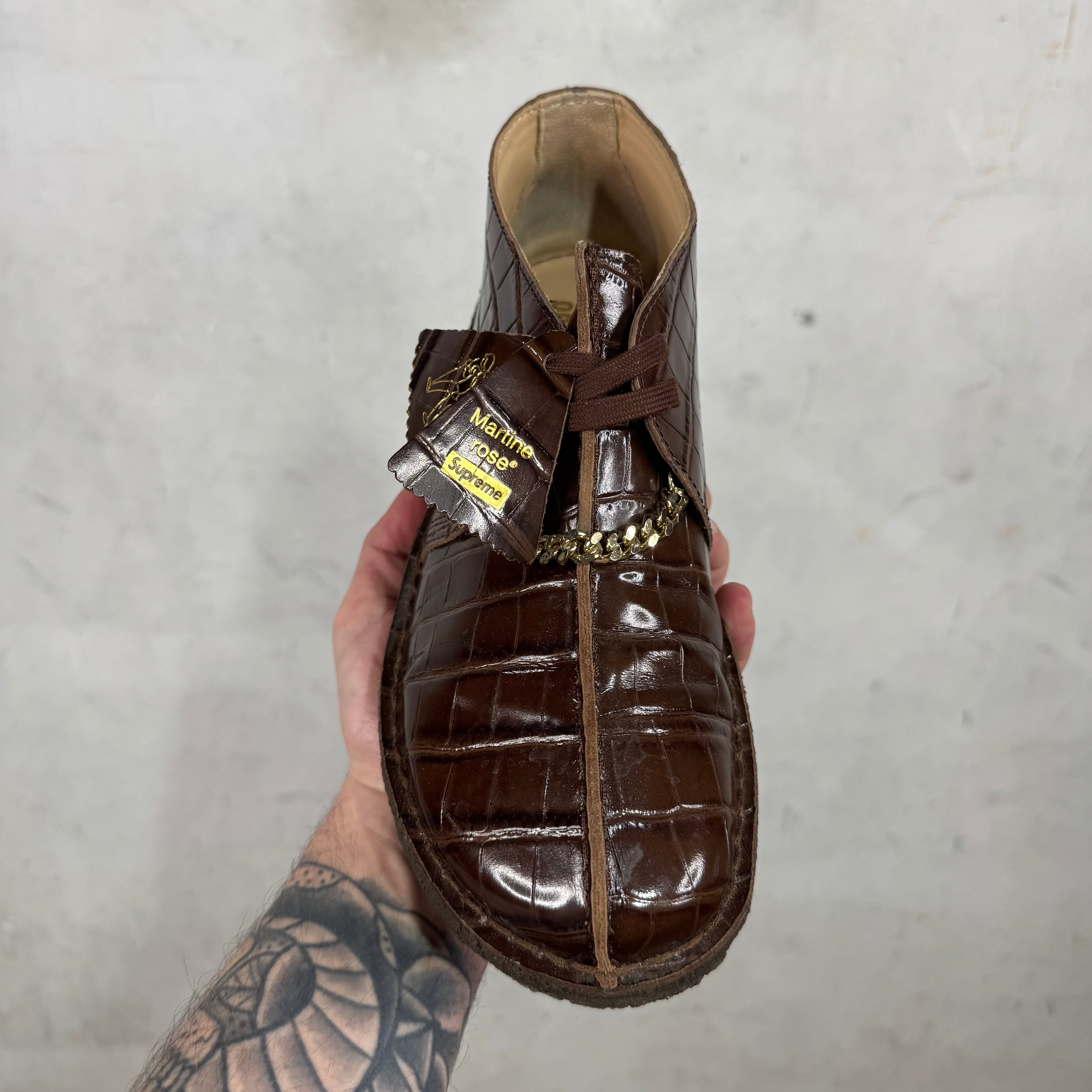Supreme x Martine Rose x Clarks Faux Croc Desert Trek – www.Lukes
