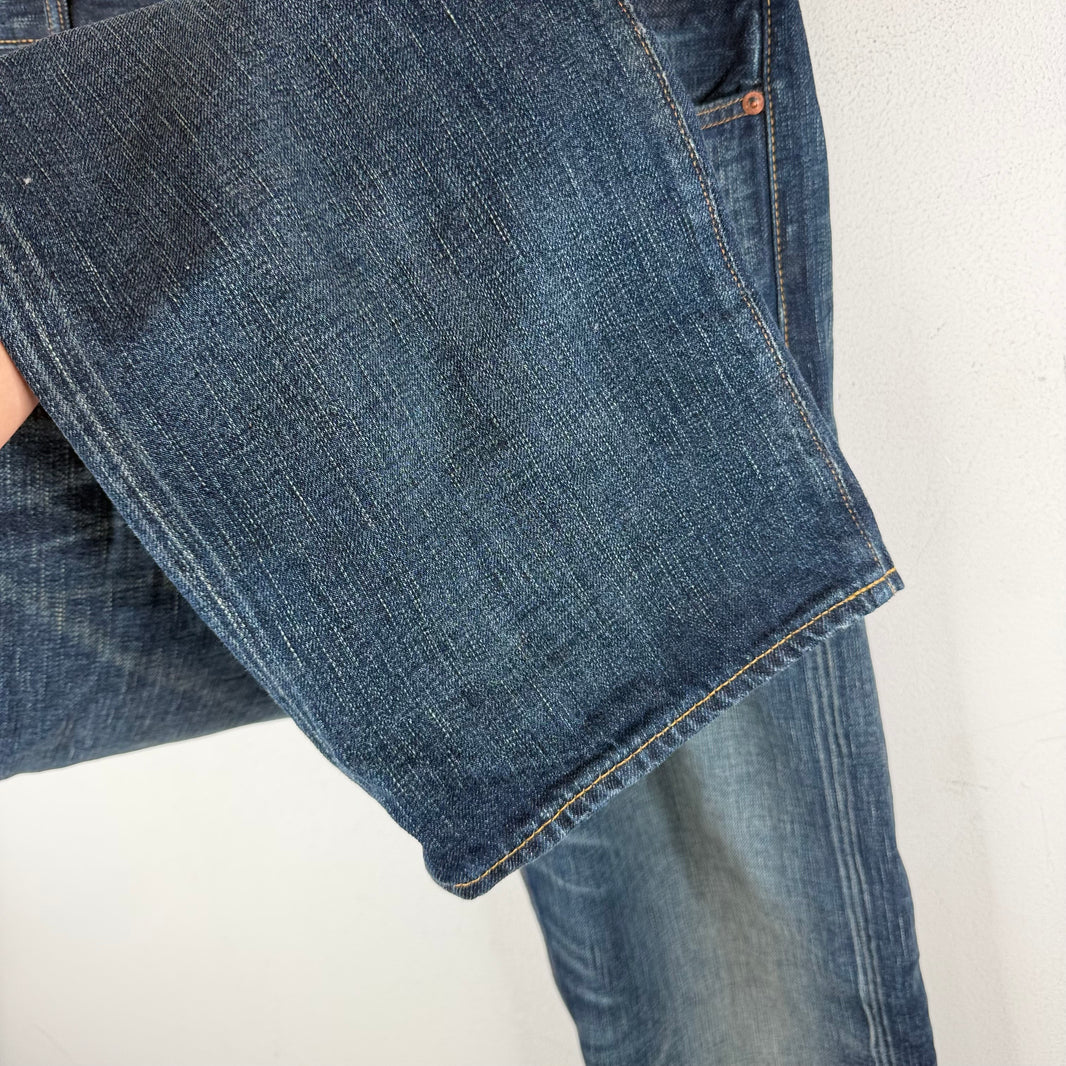 RRL Dark Wash Straight Leg Jeans