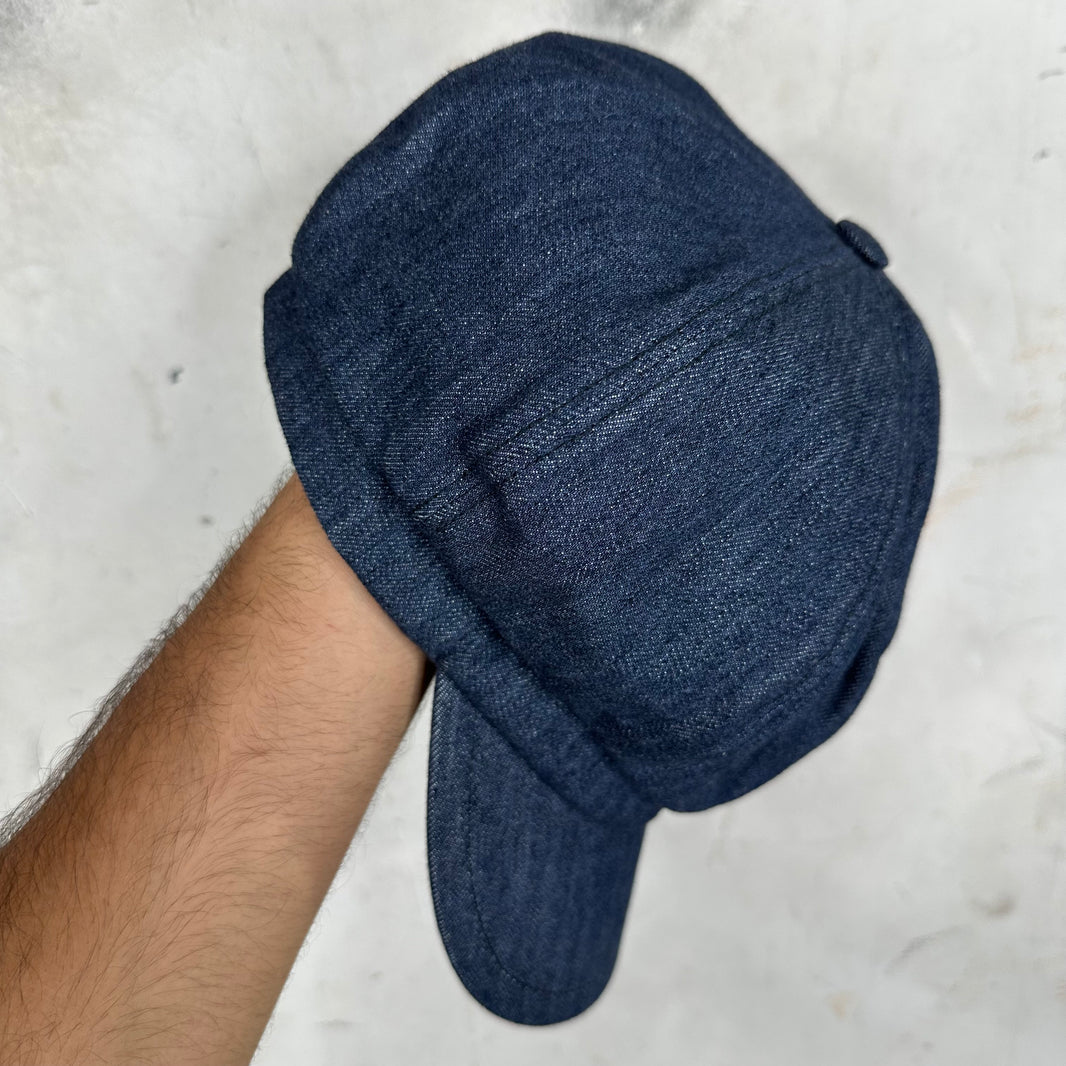 Prada Denim Newsboy Hat