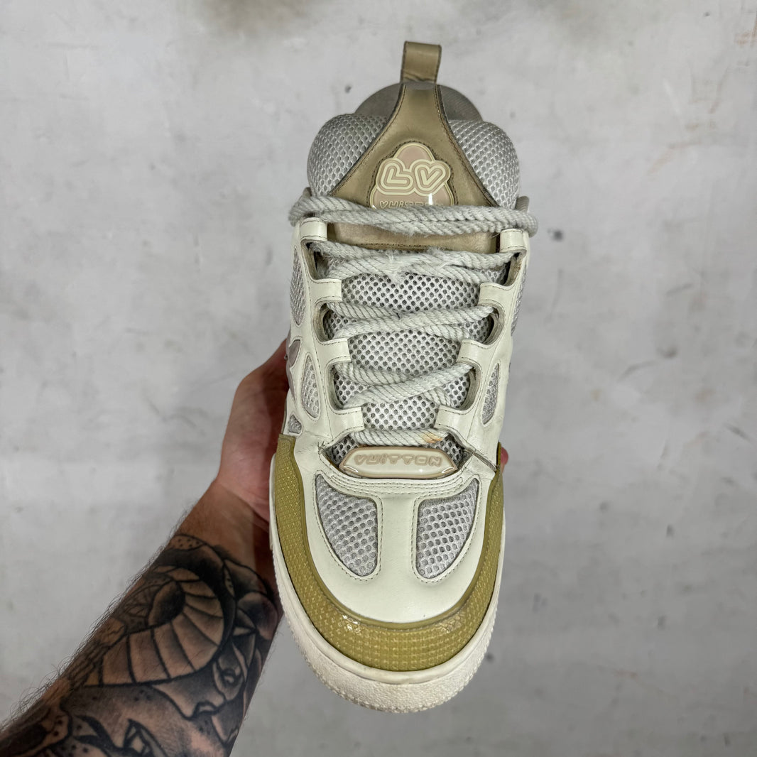 Louis Vuitton Cream Skate Sneakers