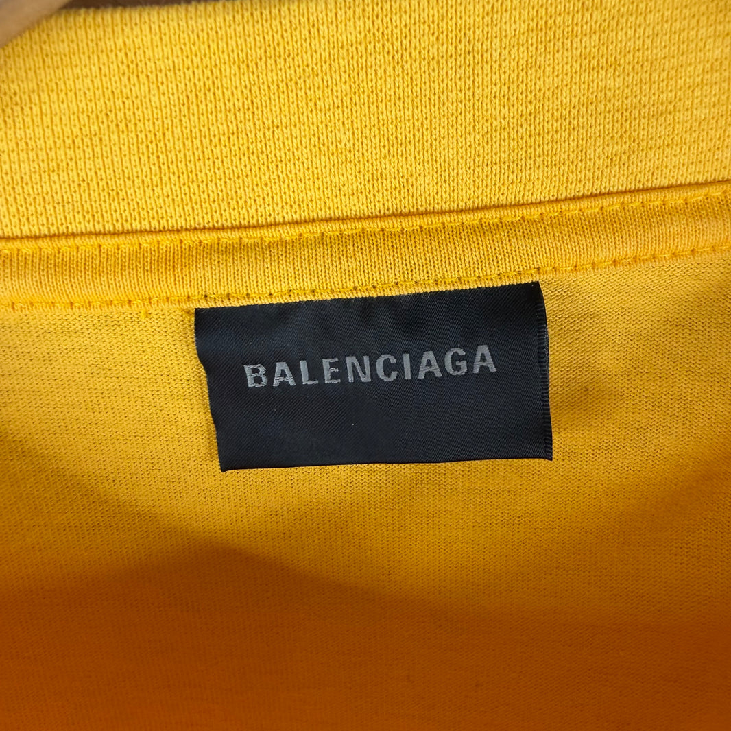 Balenciaga Yellow Basketball Jersey T-Shirt