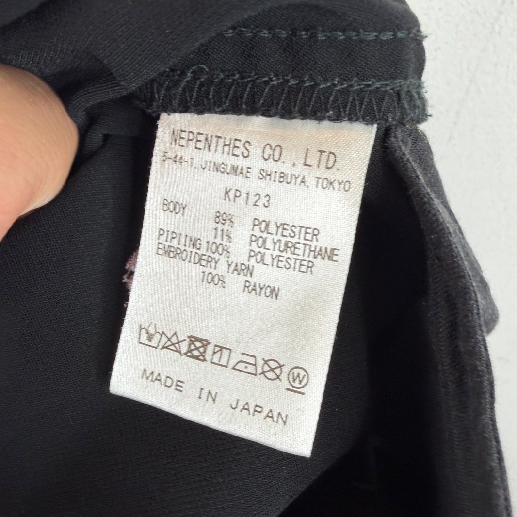 Needles Black Pleated Western Track Pants