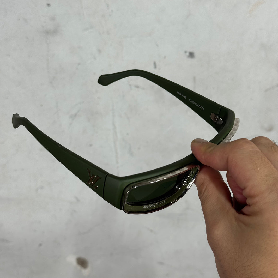 Louis Vuitton Green Super Vision Low Sunglasses