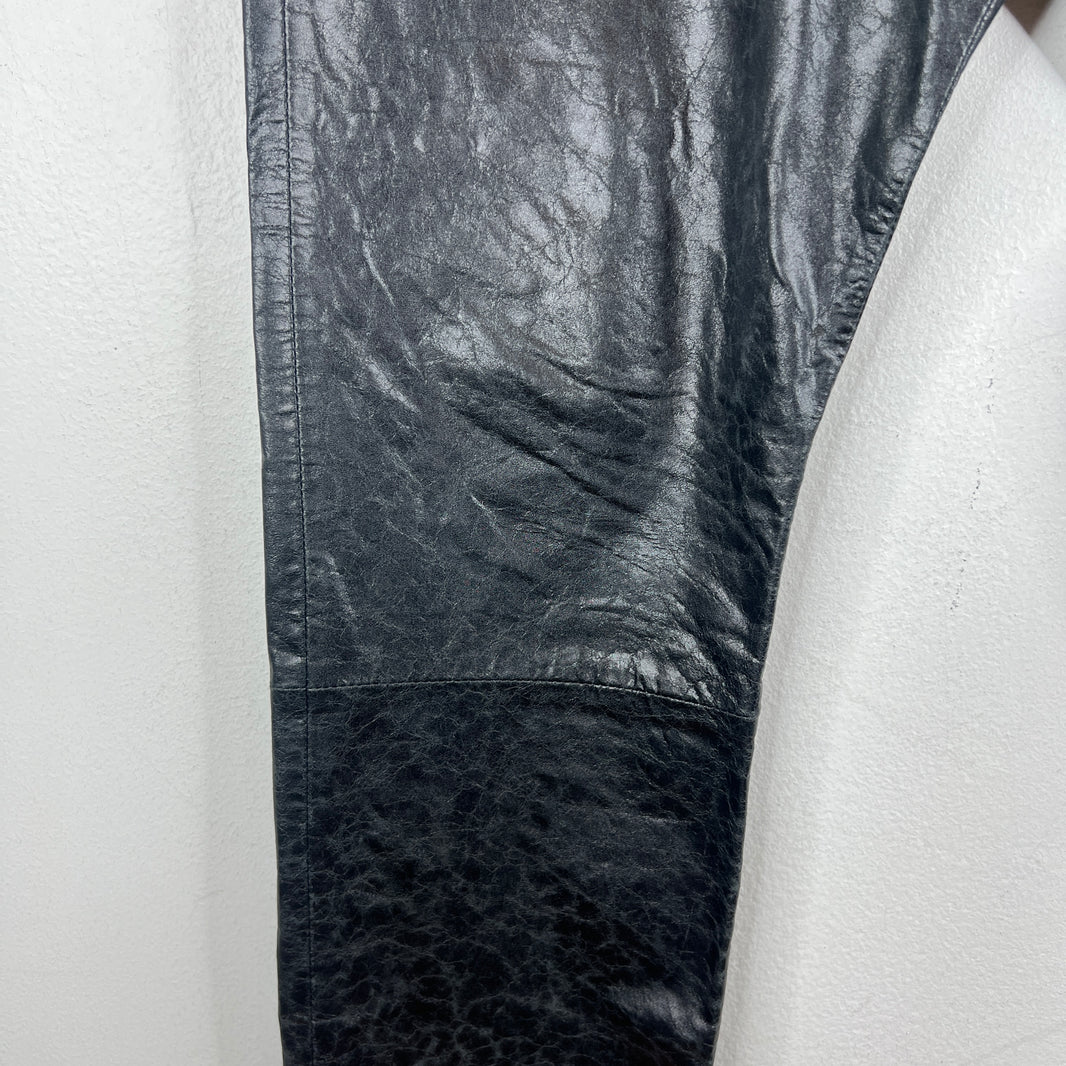 424 Paper Leather Jeans