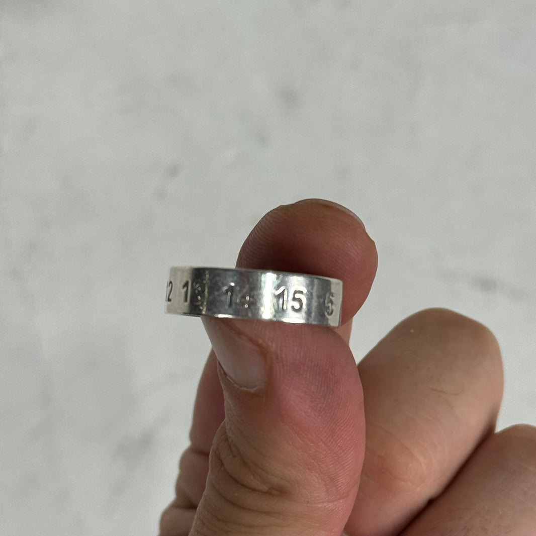 Margiela Numbers Scroll Ring