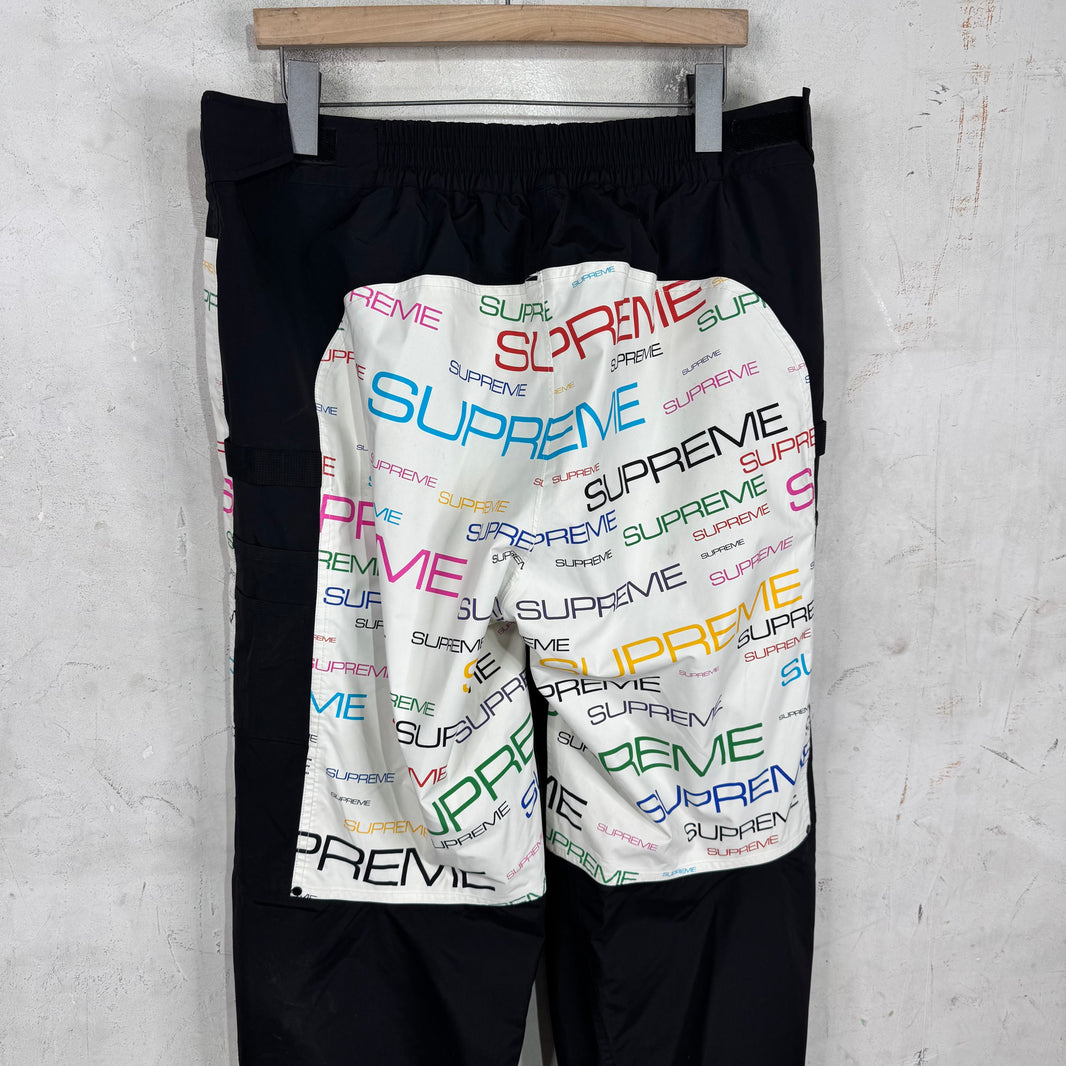 Supreme x TNF Multicolor Script Shell Pants