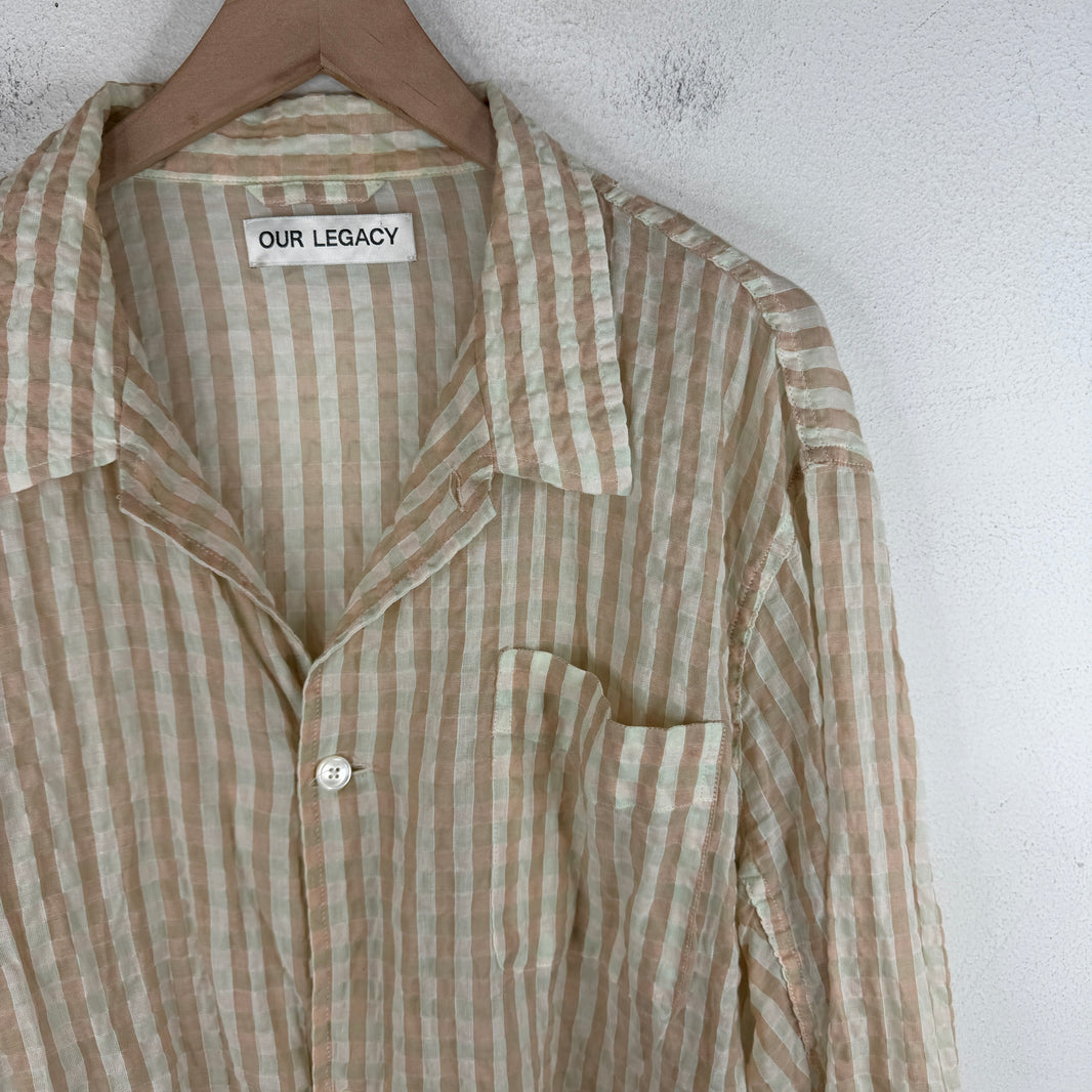 Our Legacy Box Striped Button Up Shirt