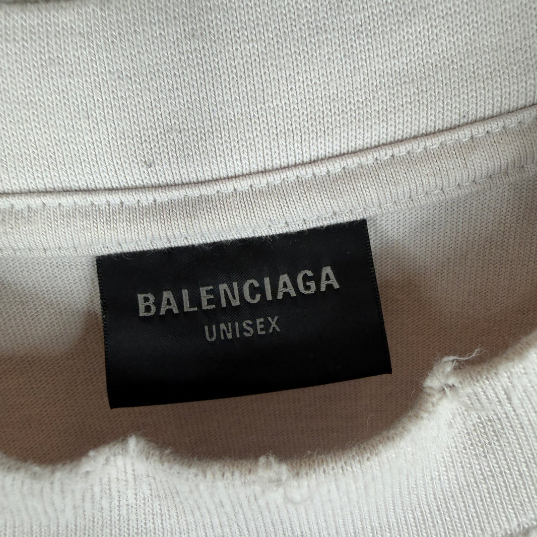 Balenciaga Distressed Statue Of Liberty Paris T-Shirt