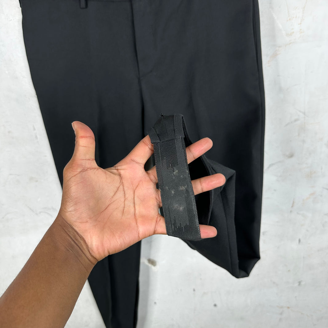 Prada Wool Mix Black Stirrup Trousers