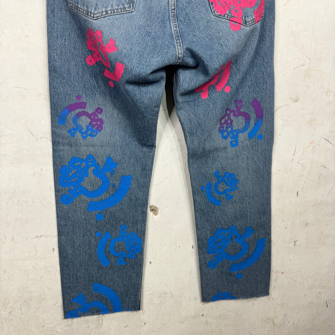 Levi's x Denim Tears x Bstroy Blue Jeans