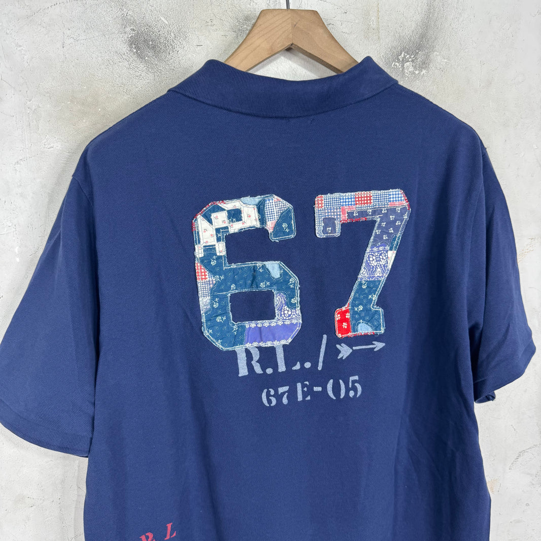 Ralph Lauren Patchwork Stencil 67 Big Pony Polo