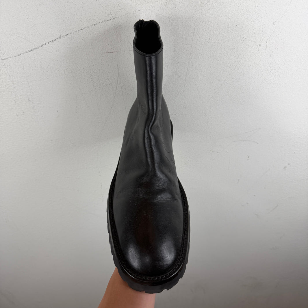 Ann Demeulemeester Back Zip Leather Boots