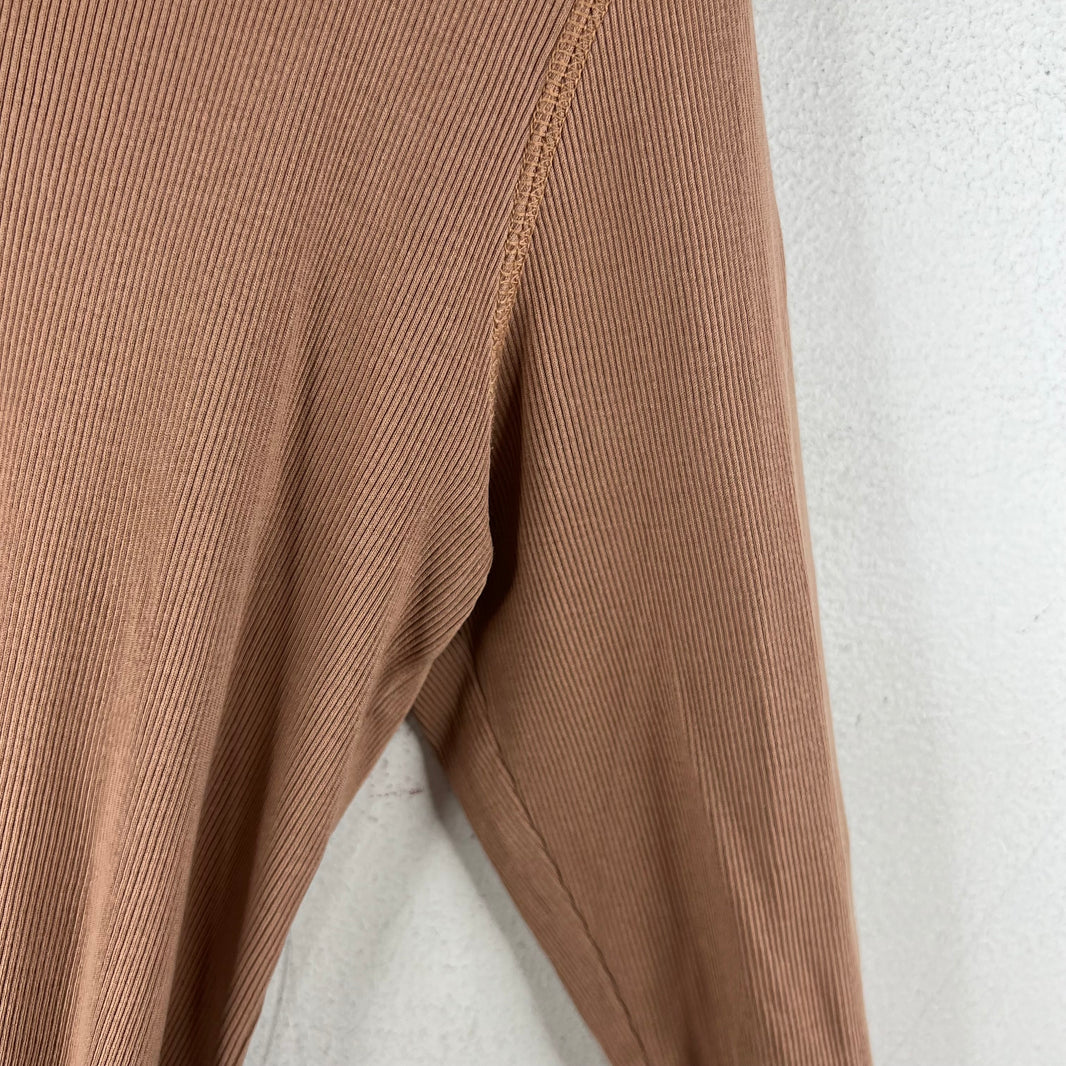 Lemaire Peach Ribbed L/S T-Shirt