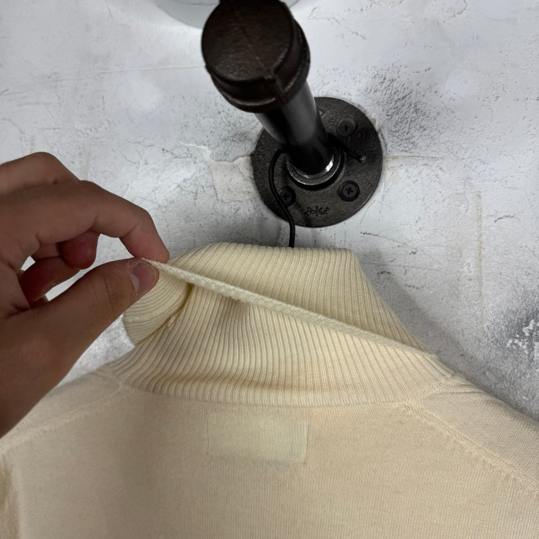 Stone Island Cream Turtleneck Sweater