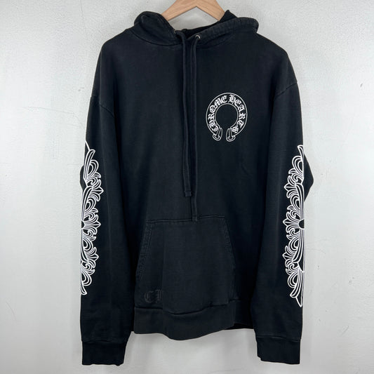 Chrome Hearts Floral Horseshoe Hoodie