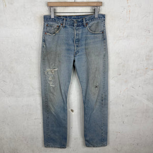 Vintage Levi's Lightwash Distressed 501 Jeans
