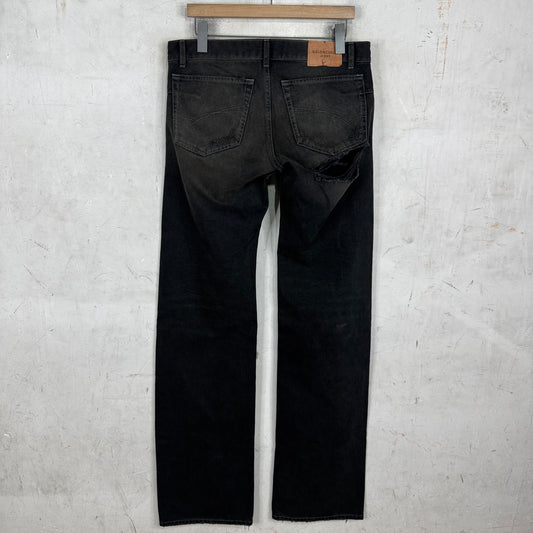 Balenciaga Distressed Straight Jeans