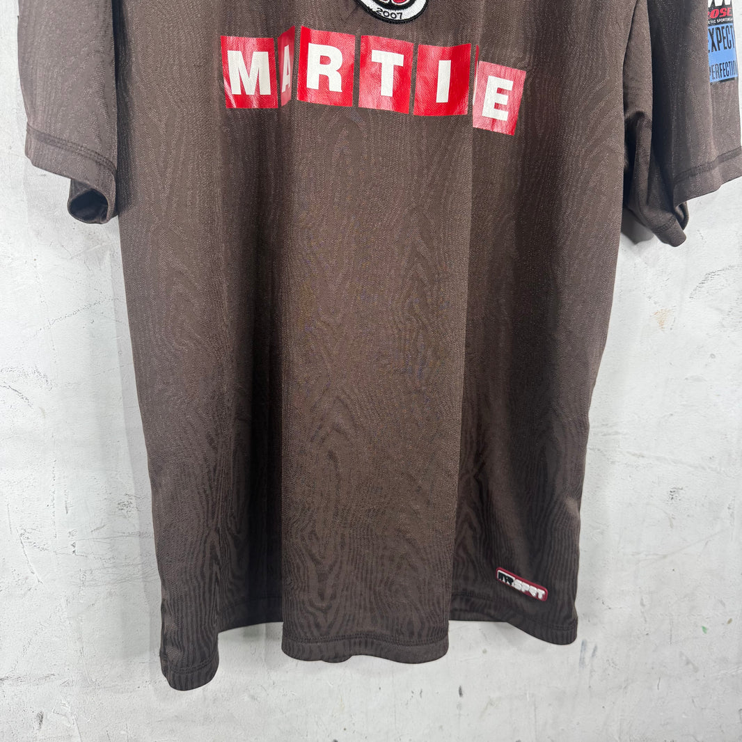 Martine Rose Brown Collared Soccer Jersey