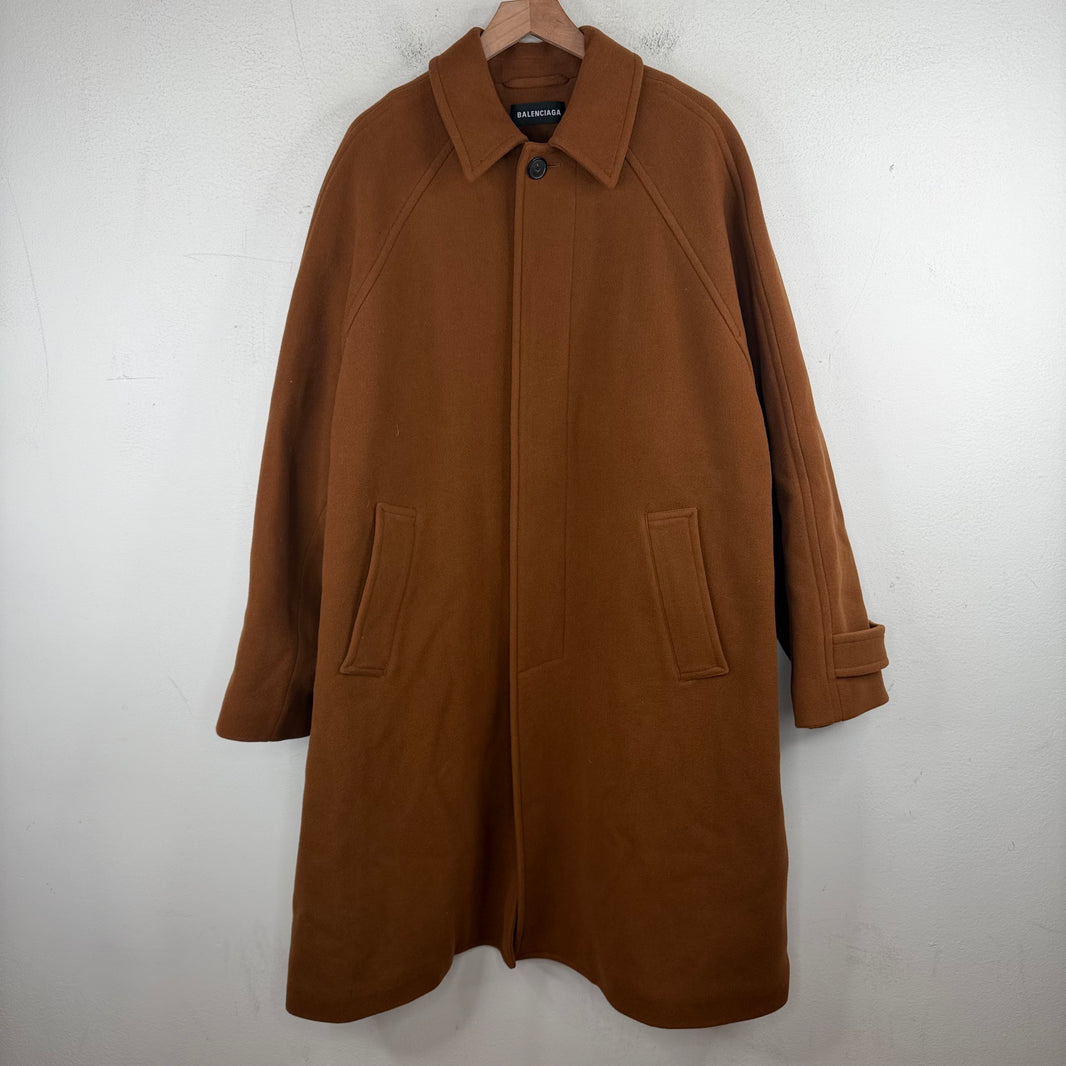 Balenciaga Wool Trench Coat